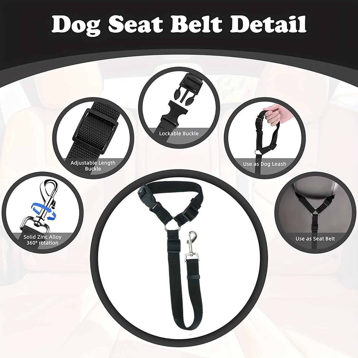 PawHaven RideSafe Belt